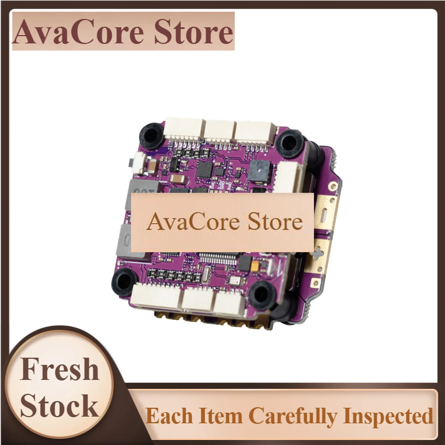 AvaCoreTUOFEI F722 & 65A 4in1 ESC  Flight Stack, 3-6S Bluetooth, Support  O4/HD/Analog, GPS & ELRS, 30.5x30.5mm