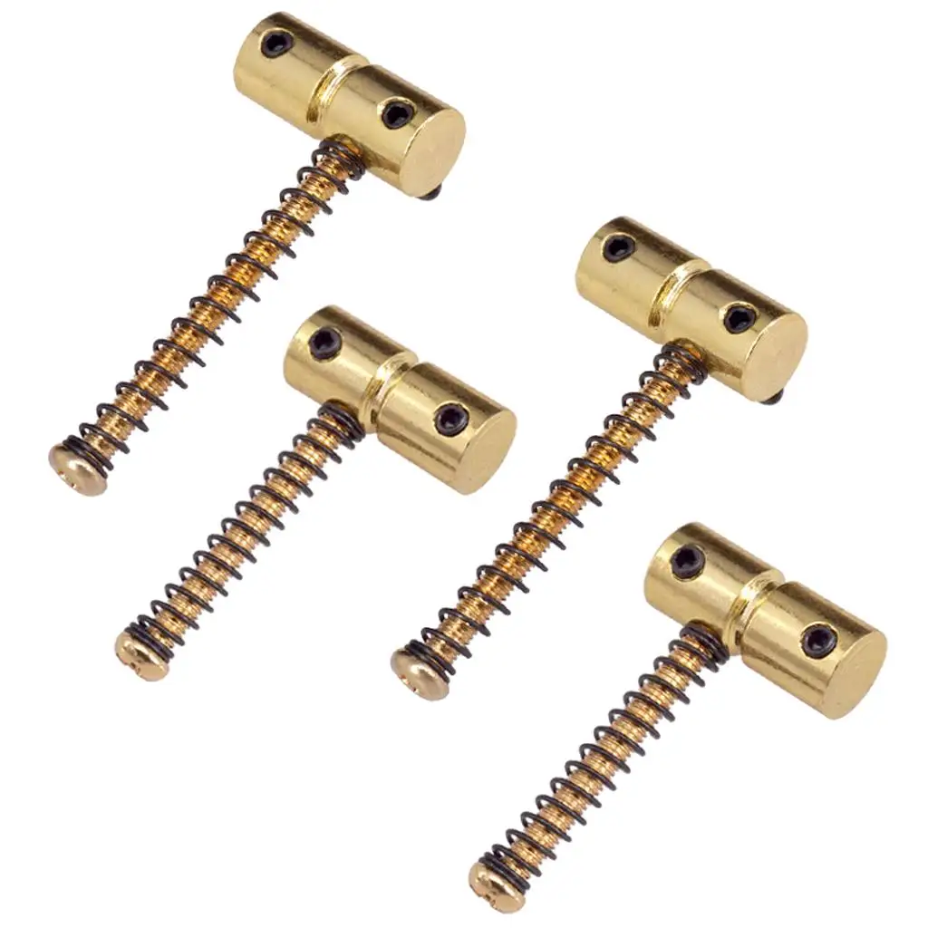 Zinc Alloy String Saddle Code for Electric Bass Bridge High Quality Guitar Repair Tool Gold Set