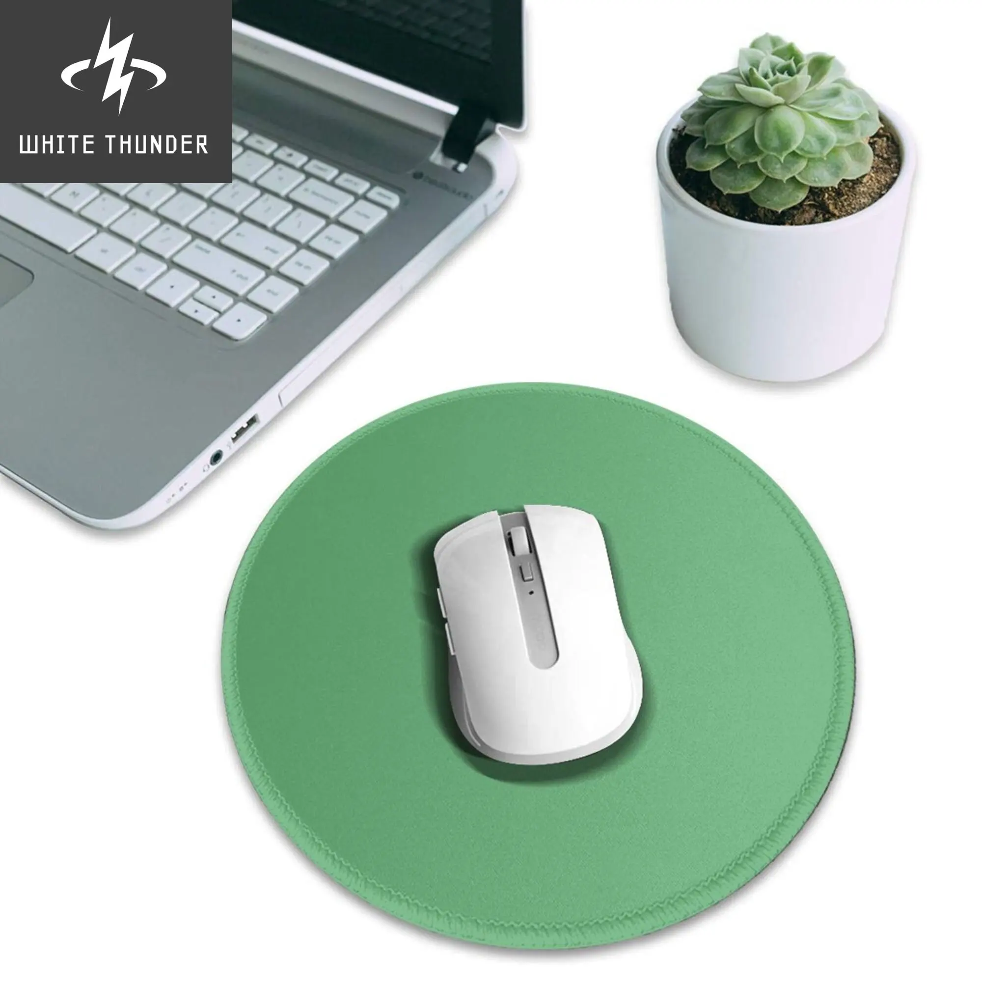 

1Pcs Computer Office Keyboard Accessories Mouse Pads Round Anti-Slip Desk Pad Solid Color Nordic Style Small Mats Coaster Ratón