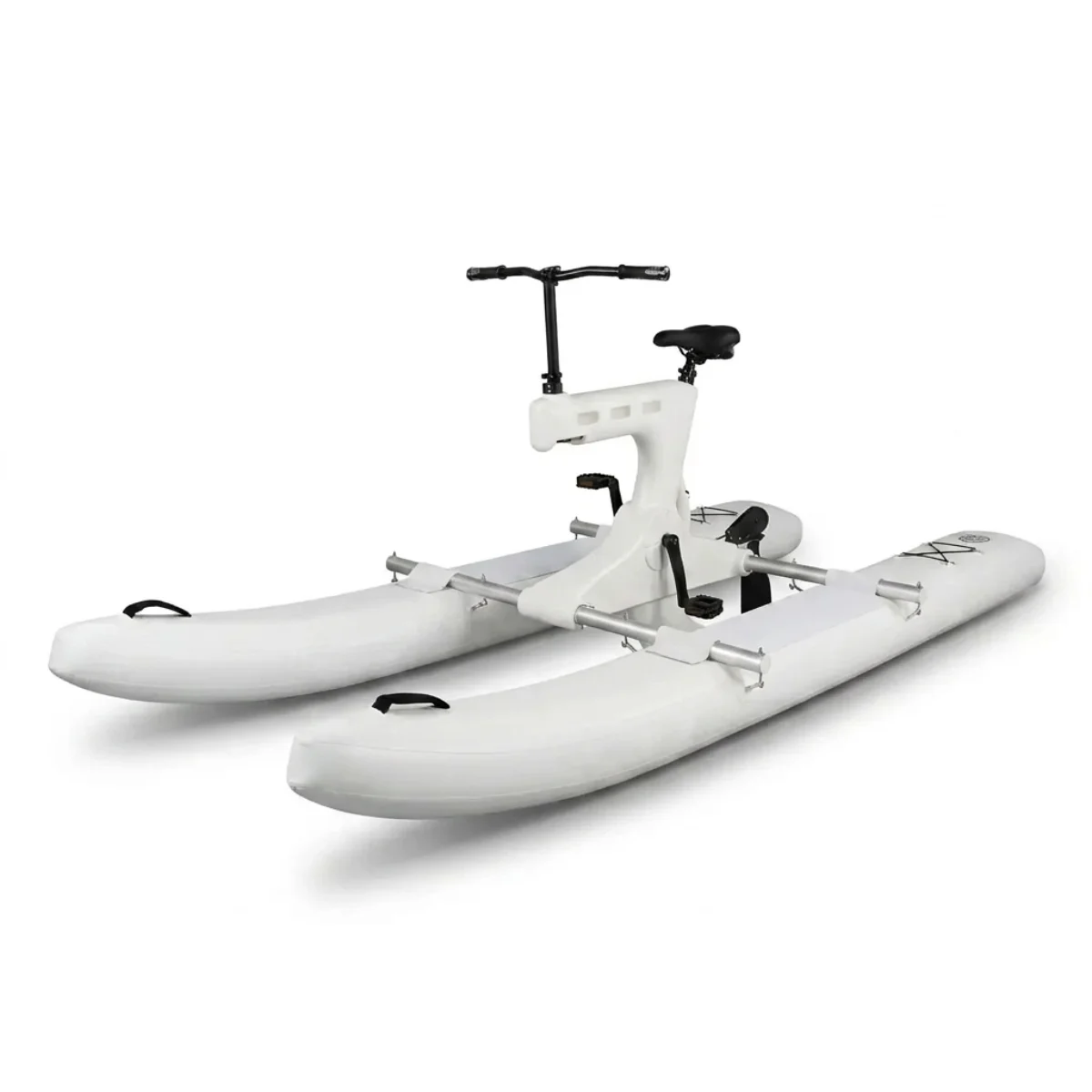 JOOLOOG 1-Person PVC Inflatable Bicycle Double Pontoons Inflatable Water Bike for Outdoor Water Sports