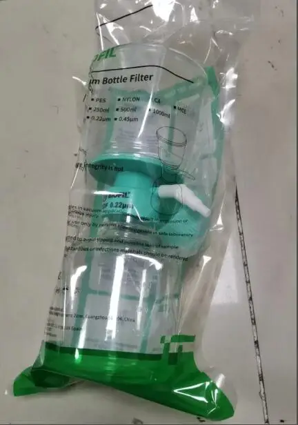 Imagem -02 - Laboratório Sistema de Filtragem a Vácuo Aparelho Pvdf Garrafa Filtro Conjunto 0.22um