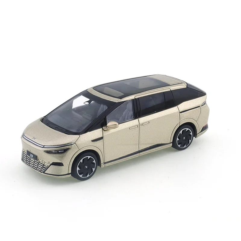 XCarToys 1/64 XPENG P7i G9 X9 Samochód Zabawki Stop Metalowe Pojazdy Model Odlewany Metalowy Prezent Świąteczny dla Dzieci Zabawki dla Chłopców