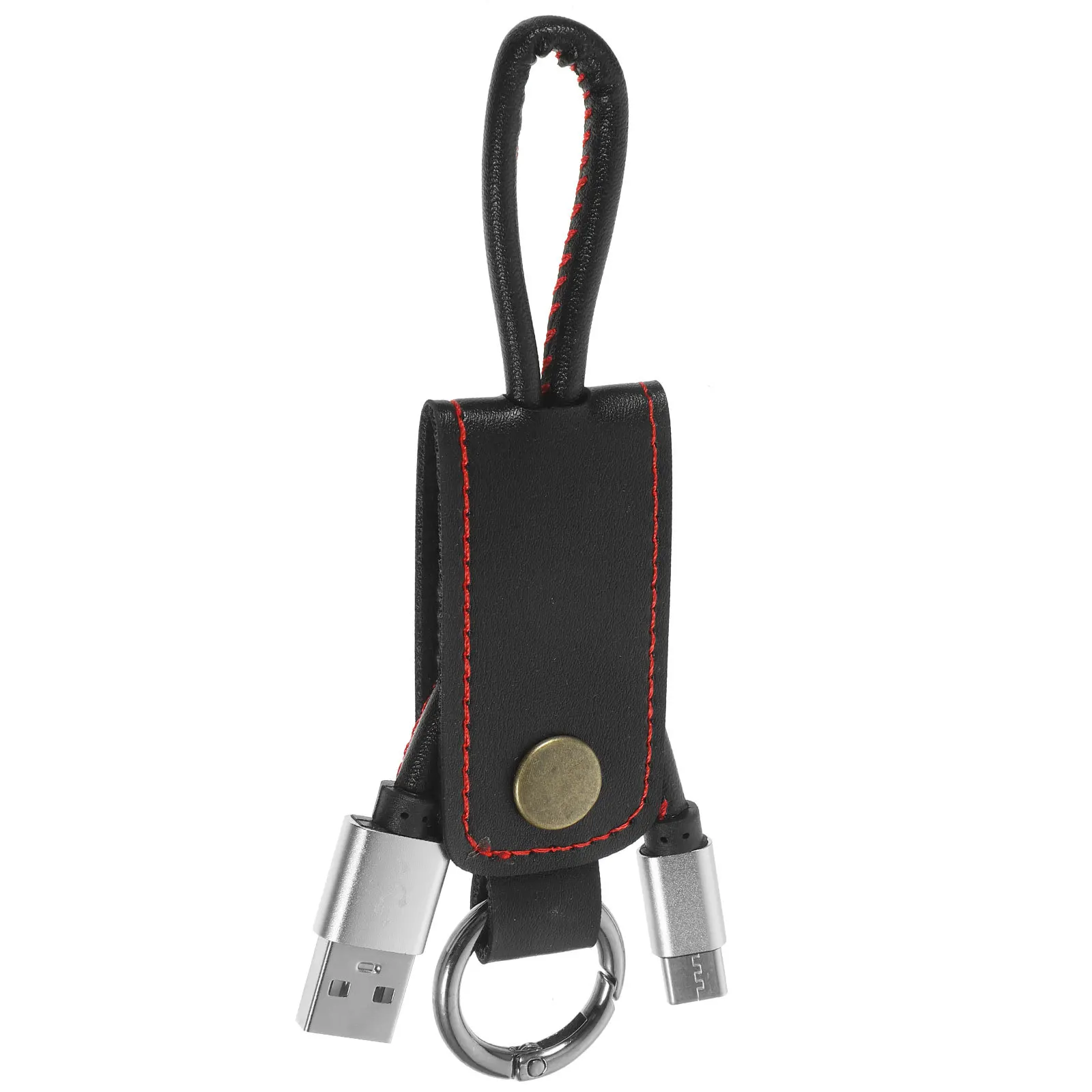 سلسلة مفاتيح من النوع C، كابل USB للشحن السريع، حامل مفاتيح متين ومرن وصديق للبيئة، كابل مزامنة البيانات متوافق