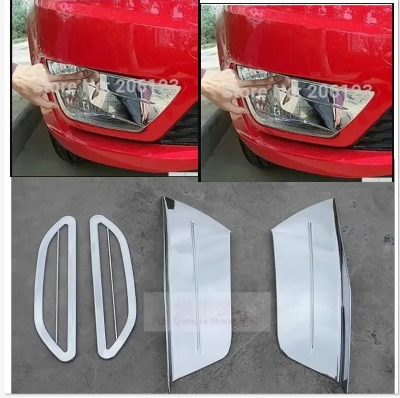 

2011-2012 для KIA Rio/K2 ABS Хромированная передняя противотуманная фара крышка