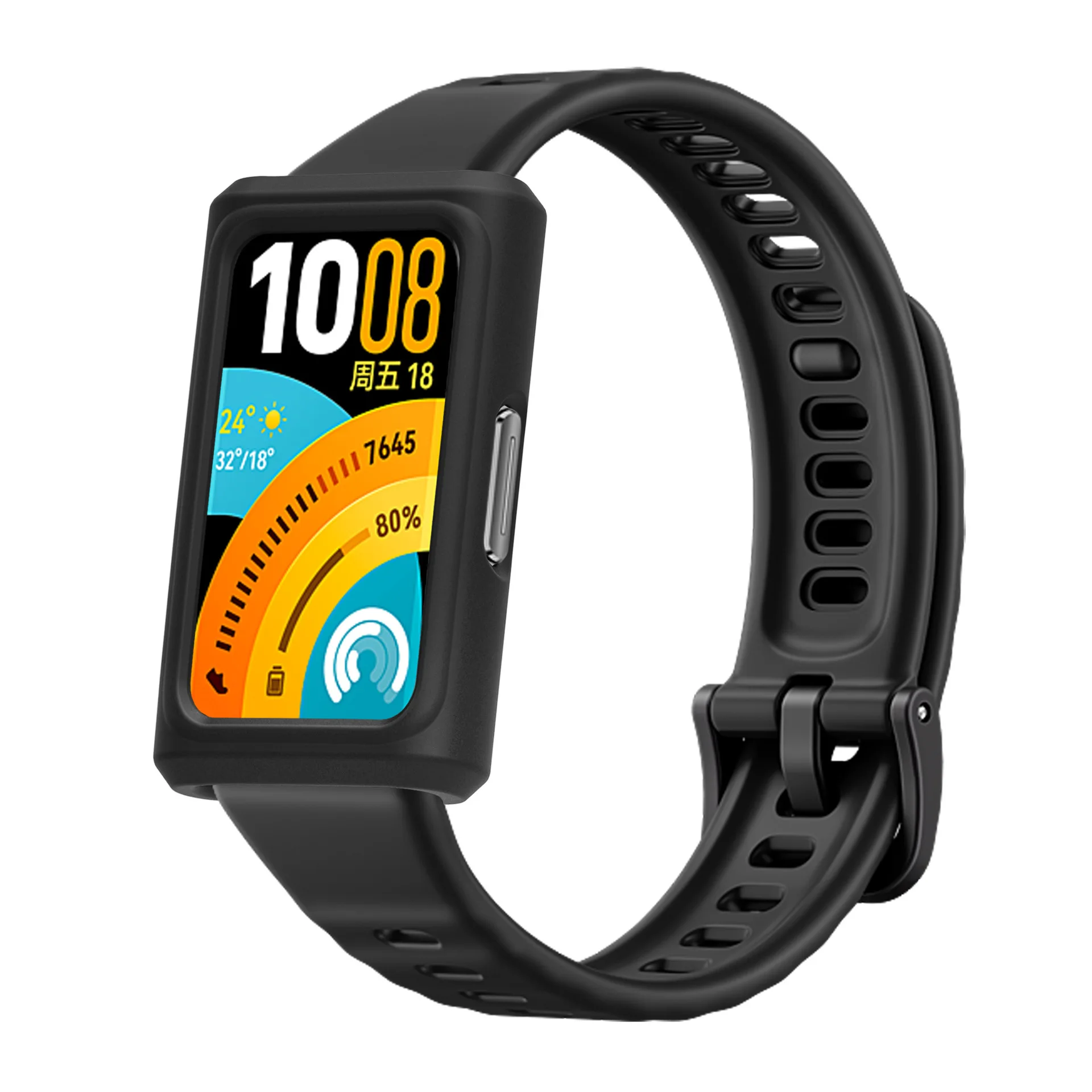 Soft Silicone Case for Huawei Band 11 Pro 10 9 8 Watch Candy Color Full Coverage Protective Cover for For Huawei Band 11 Shell