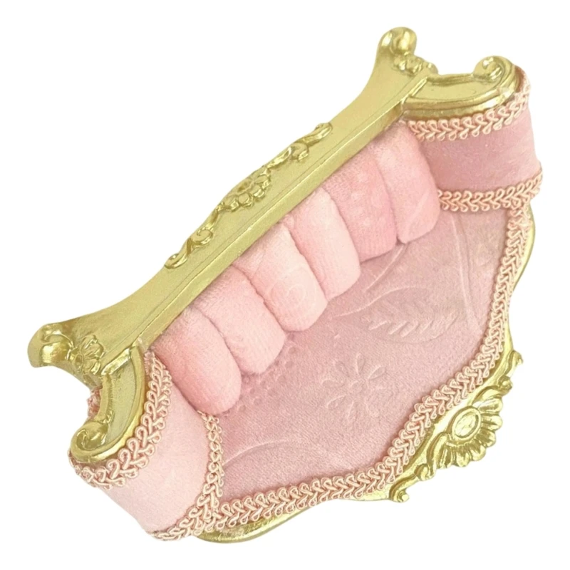 Decorative Resin Jewelry Holder Sofa Designs For Home Store Exhibition Elegant Accessory Display Stand