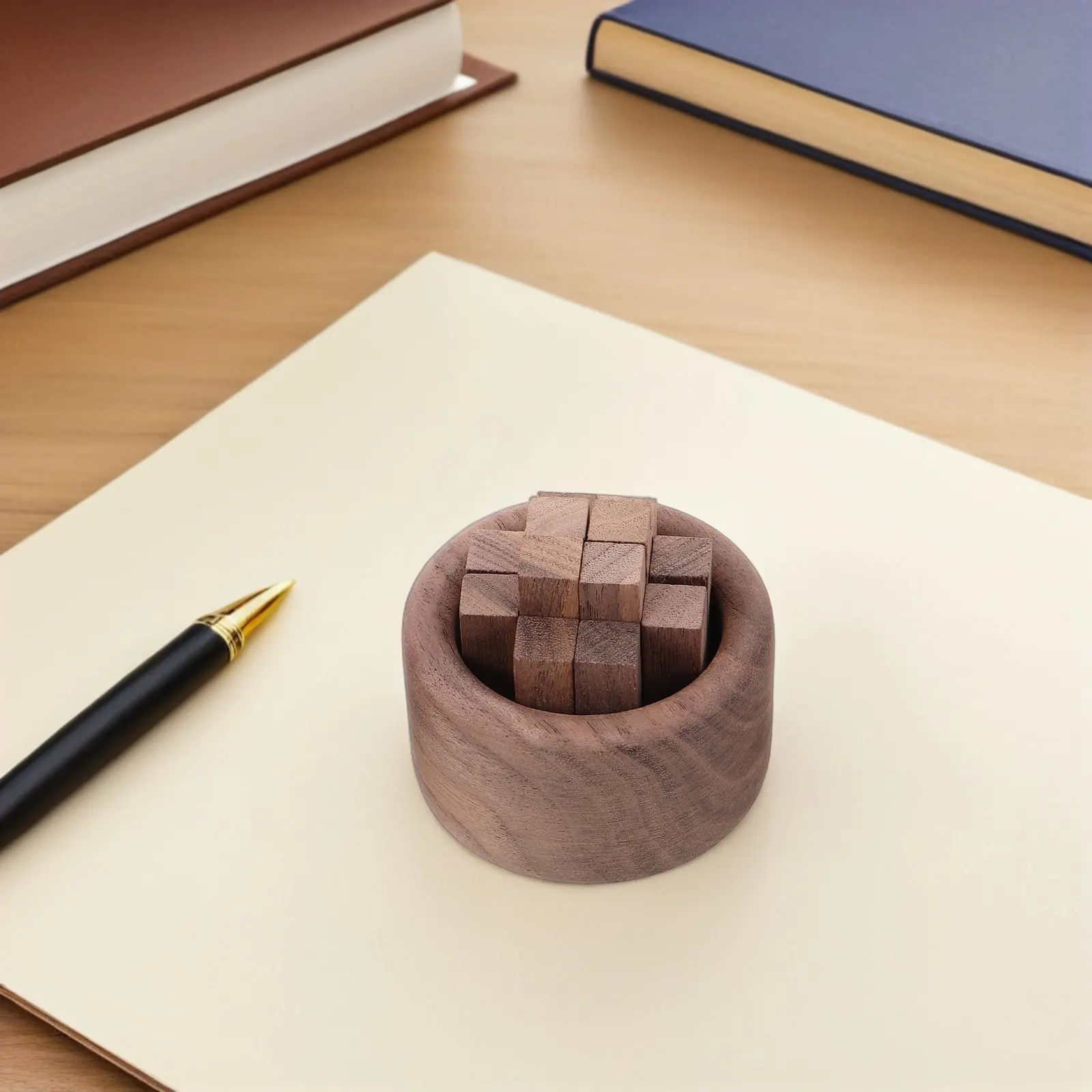 3Pcs Natural Wood Essential Oil Diffuser Set Minimalist Wooden Aromatherapy Scent Spreader for Bedroom Living Room Office Yoga