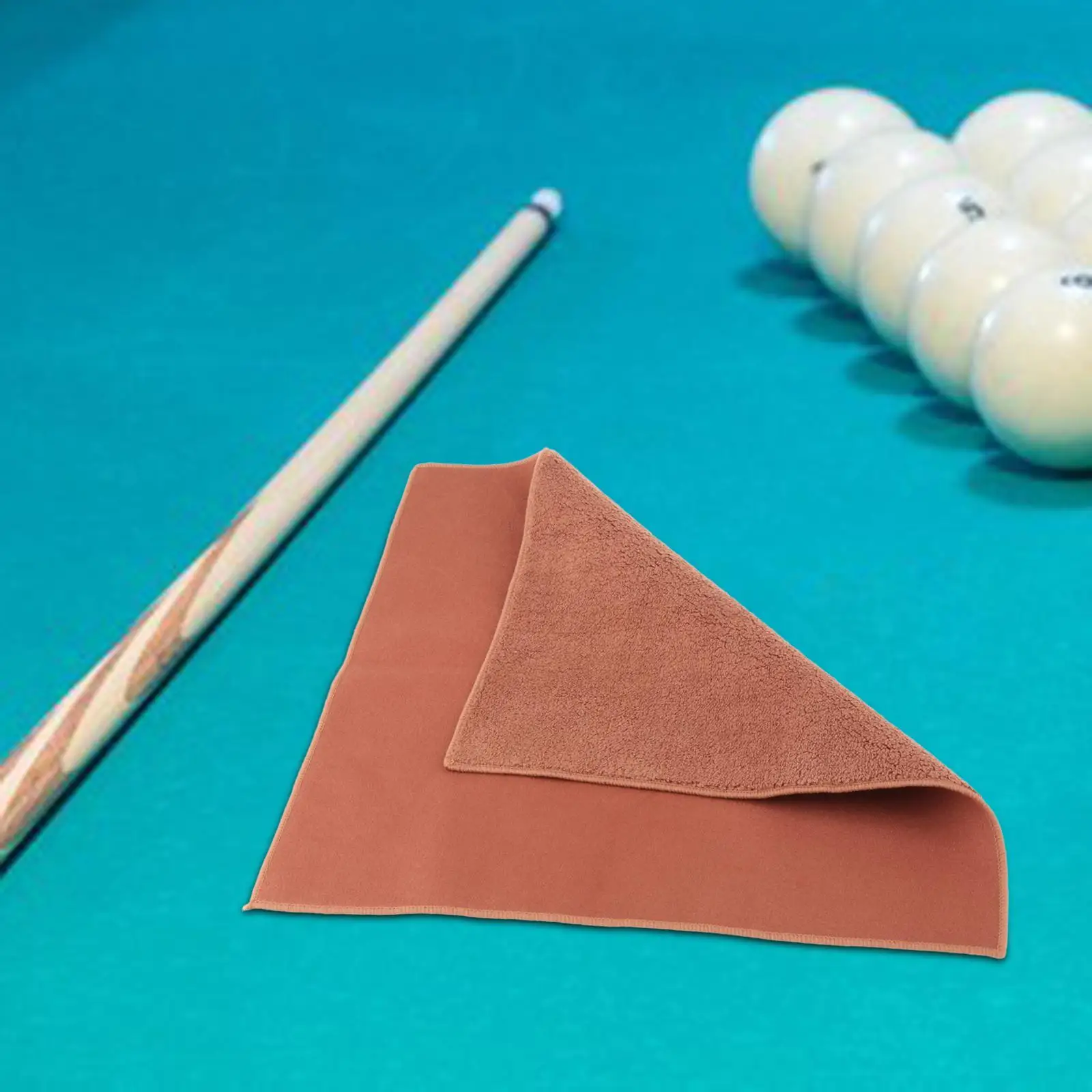 

Billiard Cue Maintenance Fleece Polishing Towel Pool Stick Cleaning Cloth for Sports Clubs and Billiards Supplies