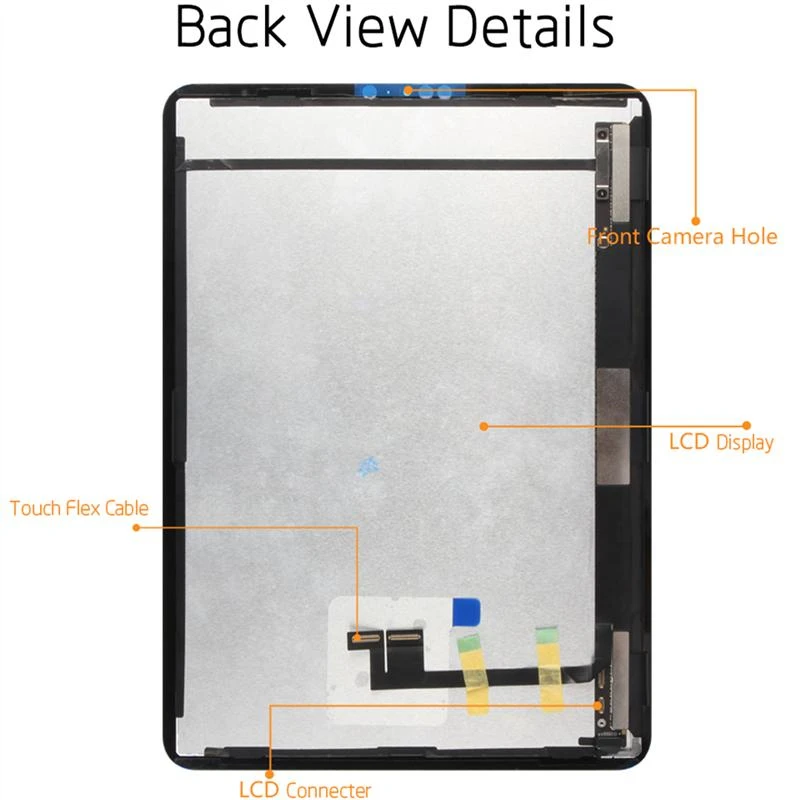 Imagem -02 - Substituição de Display Lcd para Ipad Pro 11 Tela Sensível ao Toque Montagem Digitalizador Parte 1ª e 2ª Geração A1980 A1934 A1979