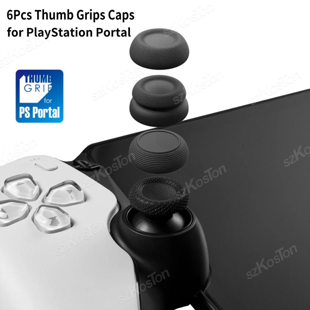 Thumb Grips Caps for PlayStation Portal Remote Player Anti-Slip Joystick Cover for PlayStation Portal Games Console Accessories