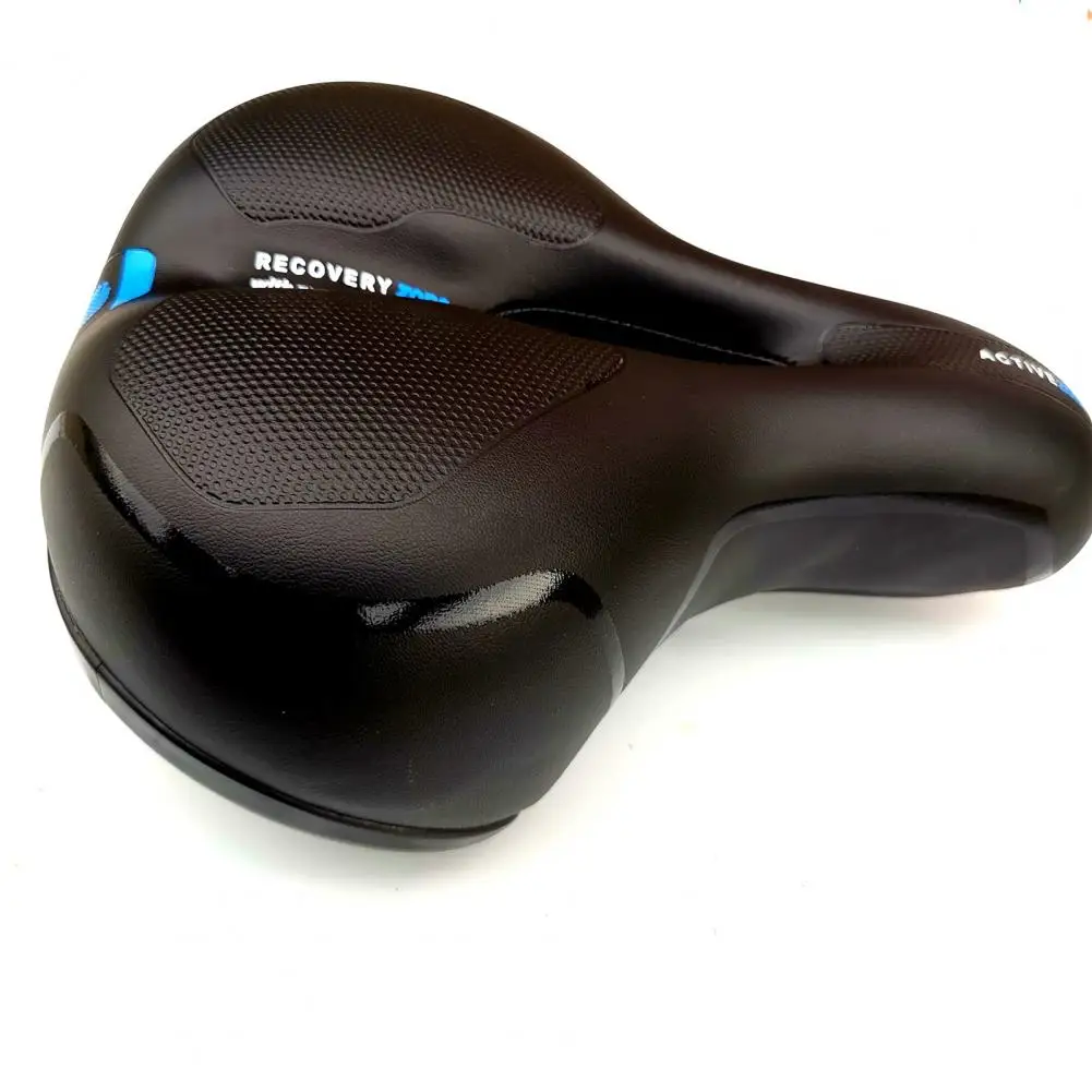 

Ergonomic Bicycle Seat Wide Bicycle Saddle Replacement Comfortable Memory Foam Cushion with Shock Absorption for Indoor/outdoor