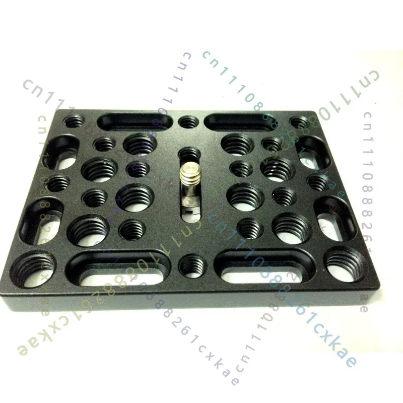 Medium Size Multi‑Hole Cheese Plate Camera Rig Accessory With 1/4