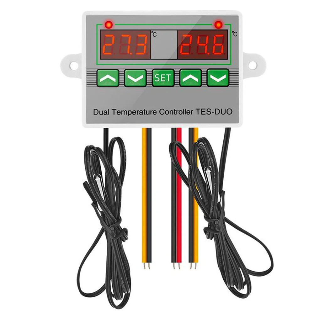 

220V Digital Smart Thermostat with Dual Temperature Control ZFXST3012 Featuring Over Temperature Alarm and Easy Panel Operation