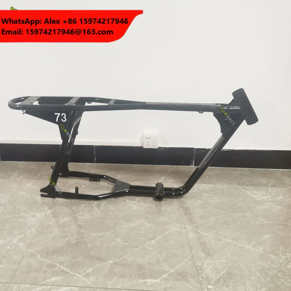 Factory Super Fashion 500W 1000w Electric Bike 73 Frame Carbon Steel E Bikes Frame Fat Tire City Bike Frame Bicycle For Sale