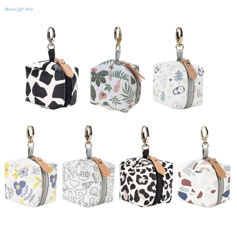 

Waterproof Pacifier Case Key-Pod Holder PU Pacifier Holder Bag Pacifier Bag Pacifier Storage Container Holds 2 Pacifiers