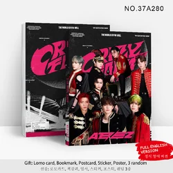 Kpop ATEEZ New Album THE WORLD EP.FIN:WILL Album Portrait HD Photo Gallery Stickers Poster Bookmark Collection Card Fans Gifts