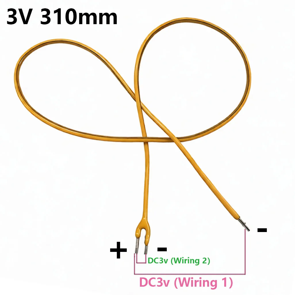 1/8/15pcs Free Cut Flexible LED Filament for LED Lamp DIY 310mm 2-in-1 DC 3V Lamp Diode DIY Parts Pink White Red Blue 3000K