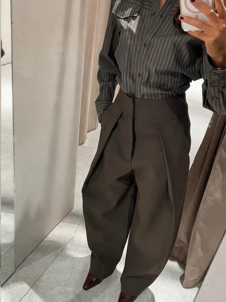 سترة قطنية عصرية مطبوعة بالزهور للنساء أنيقة بأكمام طويلة ورقبة على شكل V معاطف فضفاضة بأربطة ملابس خارجية للسيدات للخريف في الشارع