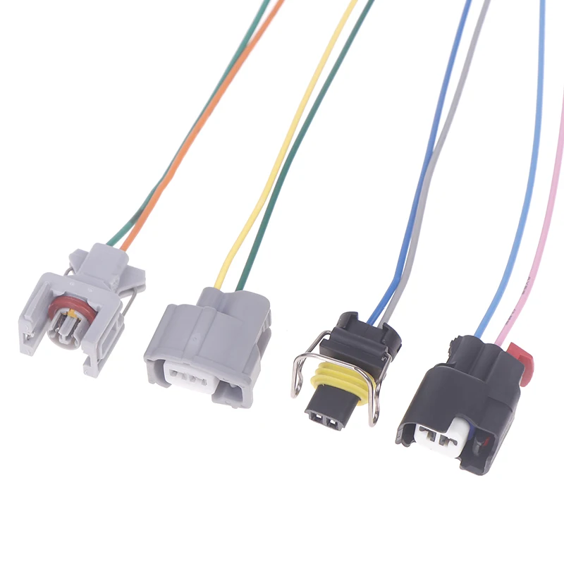 1PCS Injector Plug For Denso Delphi Cable Kit Common Rail Injector Tester Drive Plug Harness Waterproof Injector