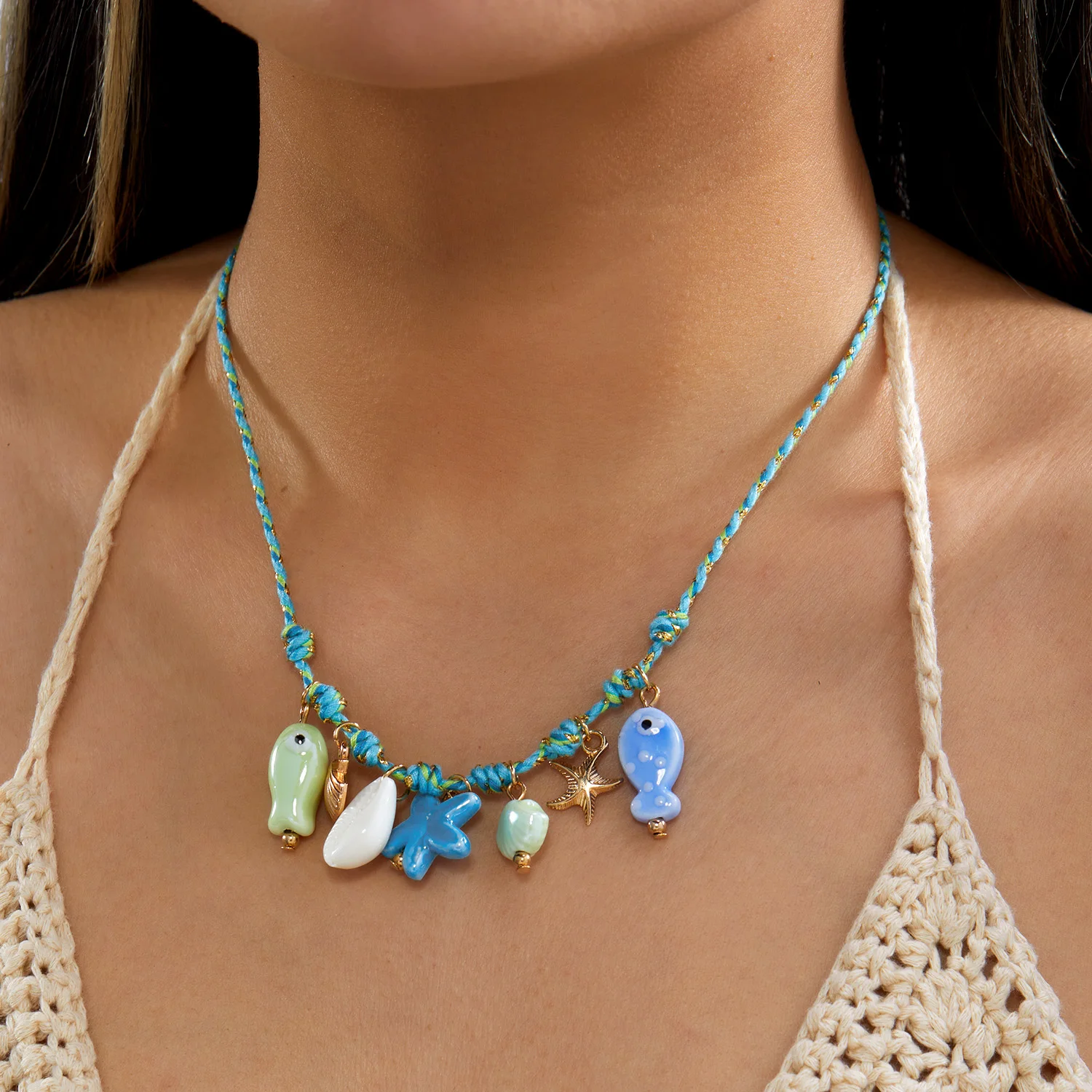 Kalung Pesona Bintang Laut dan - Pearl Trim Chain ulasan dan harga
