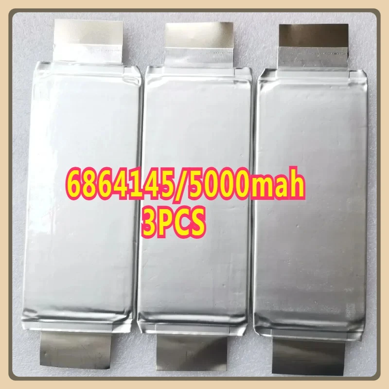 

3pcs/Lot 3.7V 5000MHA 6864145 60C DIY 3S 4S 7.6V 11.4V Battery Cell for Jump Car Starter JM5526 Automobile Igniter