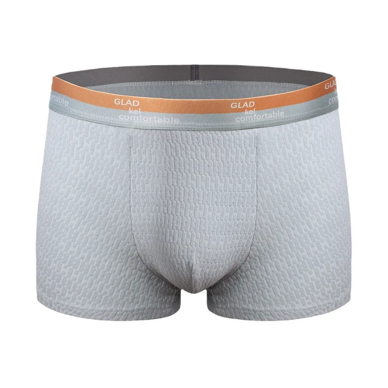 ملابس داخلية للرجال الطفل القطن الصيف مريحة لينة منتصف الخصر تنفس ملابس داخلية قطنية نقية الرجال الملاكمين boxershort الرجال #1