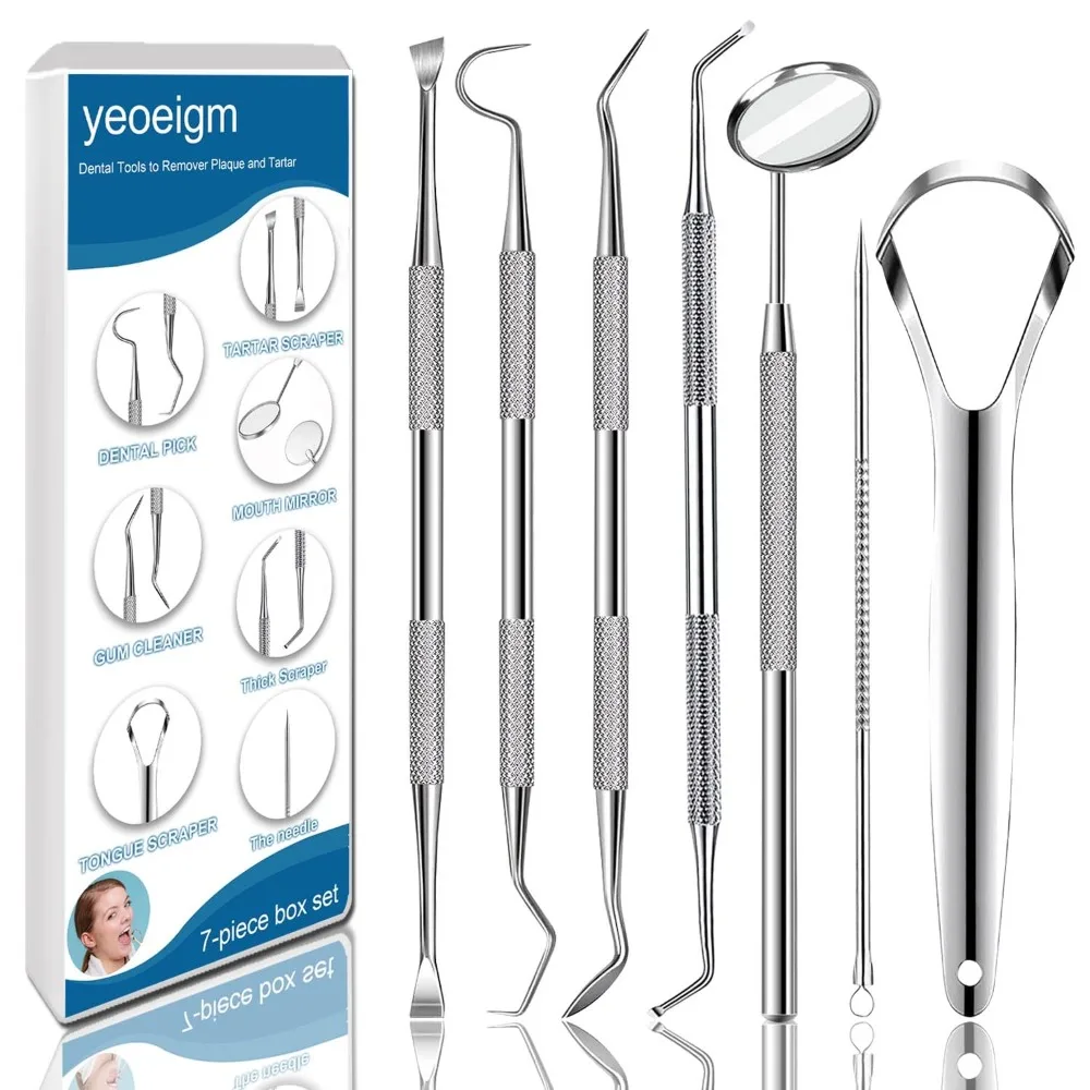 Professional Ergonomic Dental Hygiene Tools Set