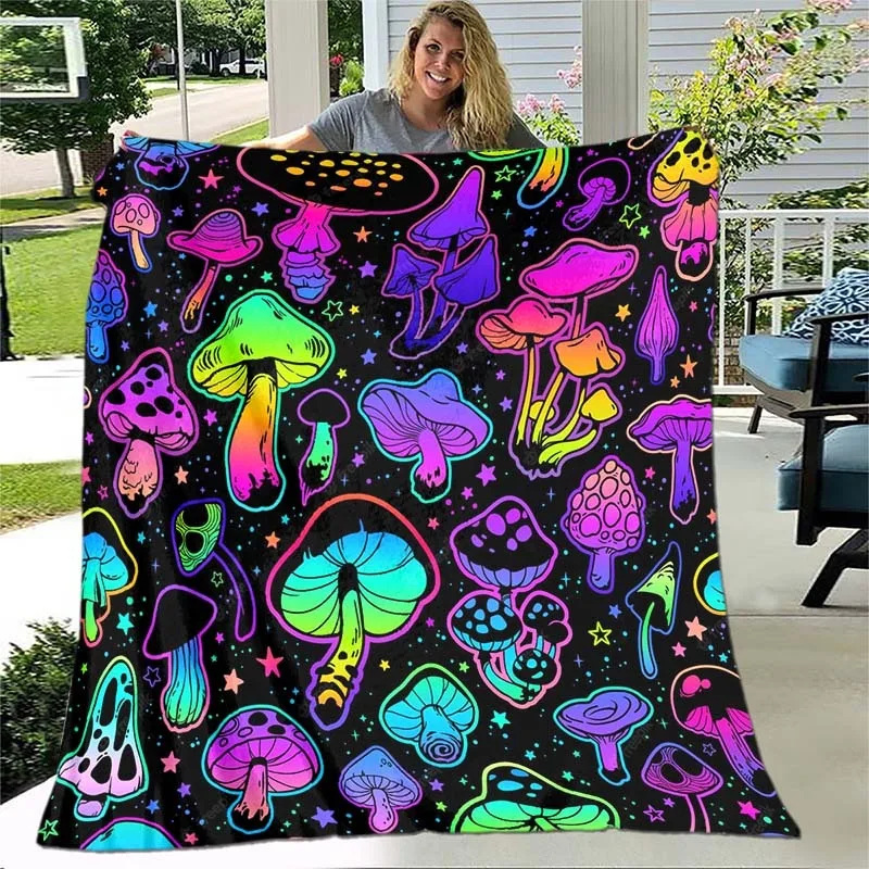 Ultra-Soft Tiger Print Flannel Throw Blanket - Versatile Warm Cozy for Couch Bed Office Camping All-Season Gift Idea