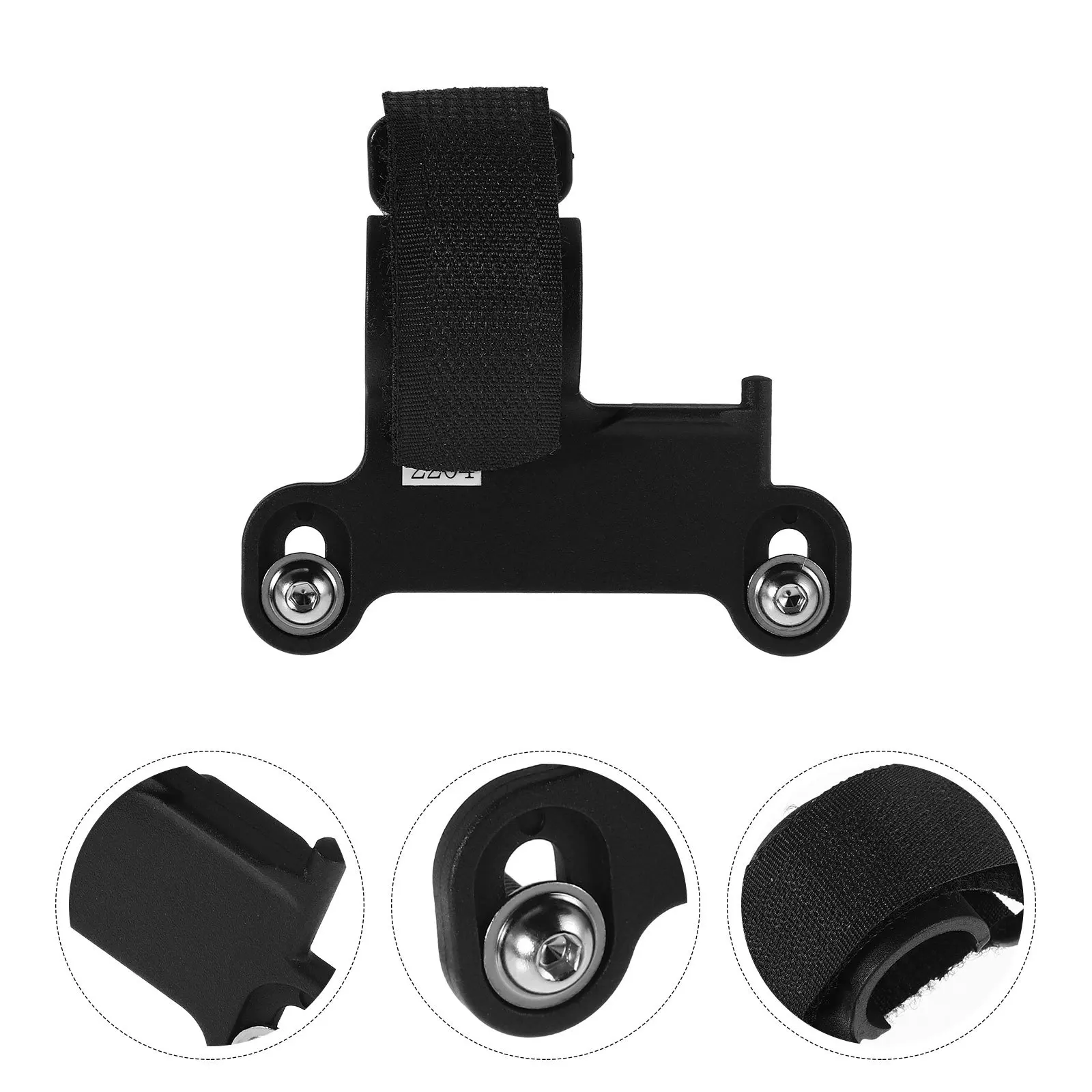 Compact Bike Pump Holder Nylon Strap Design for Road Mountain Bikes Outdoor Cycling Pump Mount Clip Stable Noise Reduction