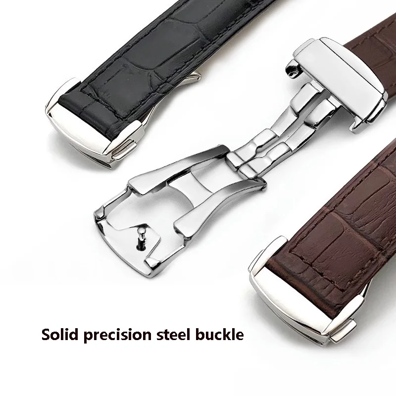 High Quality Genuine Leather Watchband For Rado Dia Master Coupole Series R22861165 R14129116 Watch Strap Men Women Bracelet