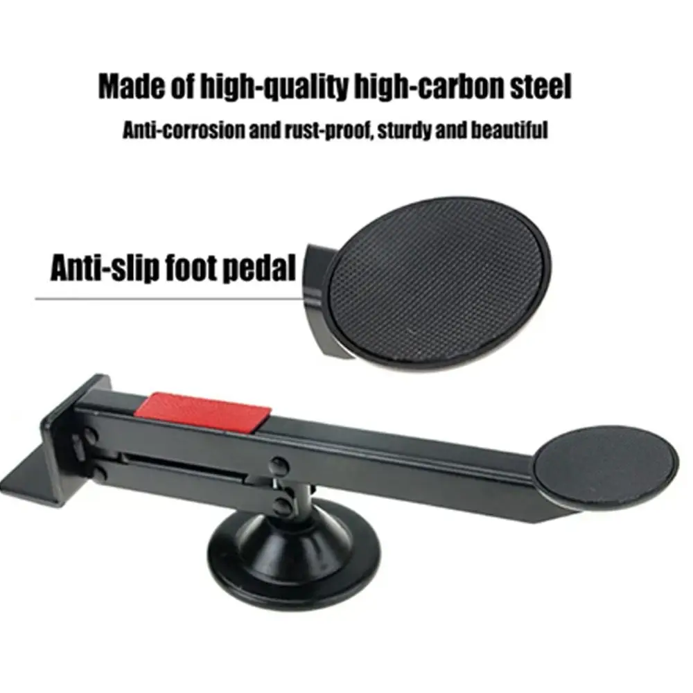 Foot Operated Door Lifter Multi Functional Adjustable Wood Door Mounting Auxiliary Installation Tool