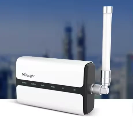 Milesight UG65 Semi-Industrial LoRaWAN Gateway 8 Channel Long Range 4G Ethernet IP65 IoT Communication Device Built Network