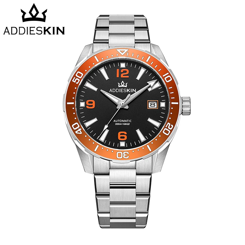 

Роскошные мужские часы AddiesKin 40 мм, водонепроницаемые на 20 бар, BGW9, суперсветящиеся, Janpan 9015, с сапфировым стеклом, автоматические механические часы K009