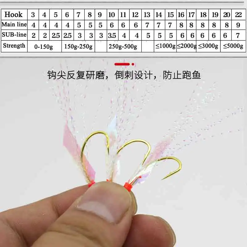 5개의 후크가 있는 사비키 루어 바닷물 낚시 미끼, 진짜 물고기 껍질 줄과 후크가 있는 고등어 야광 플래시 사비키 루어