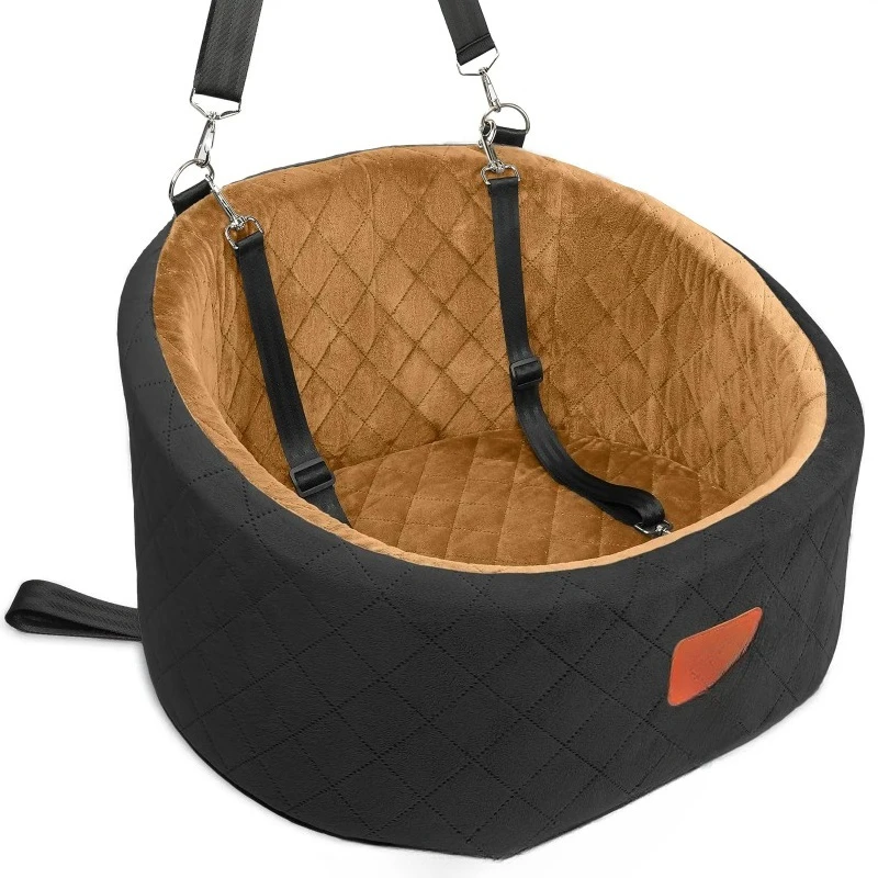 

Car seats are made from ultra-soft fabric and memory foam racing pet car seats