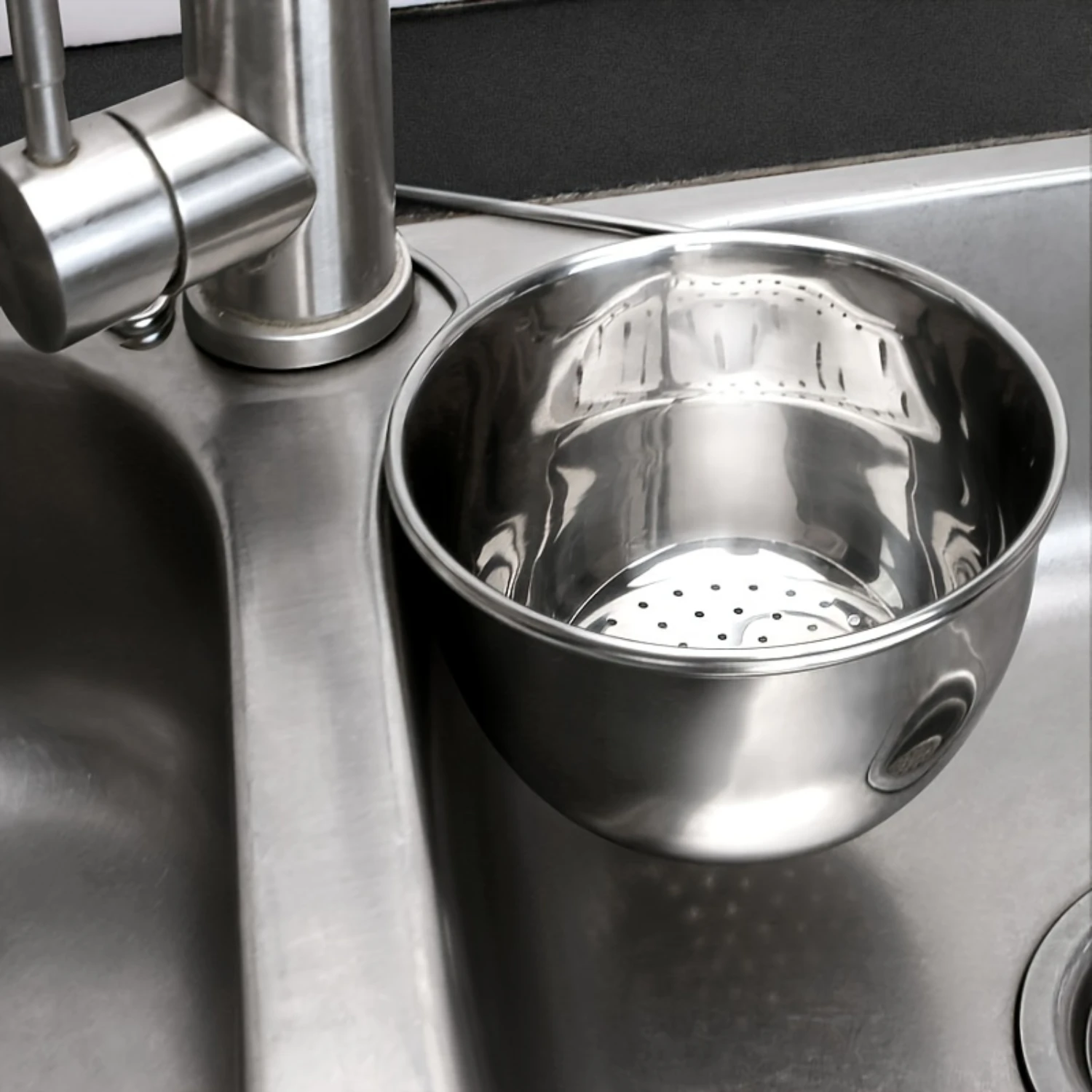 

1pc, Multifunctional Sink Drain Basket for Fruit and Vegetables - Kitchen Sink Colander and Drainer Rack