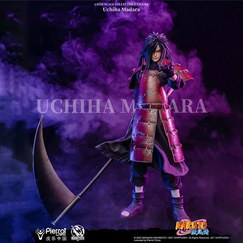 In Magazzino Naruto Originale Razzo Giocattoli ROC-005 Shippuden Uchiha Madara 1/6 Bilancia Action Figures Modello Bambole Giocattolo Per Il Regalo Ornamento
