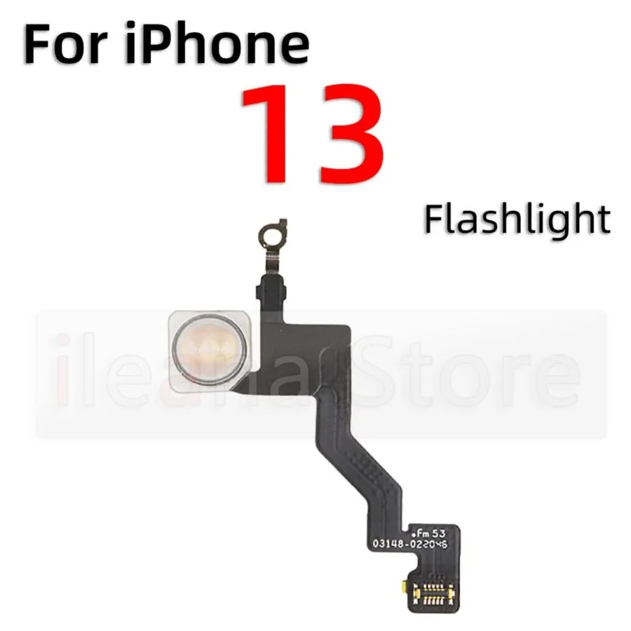 Aiinant Power Volume Button NFC Wireless Charging Lidar Flash Light Power Flex Cable For iPhone 13 Pro Max mini Phone Parts