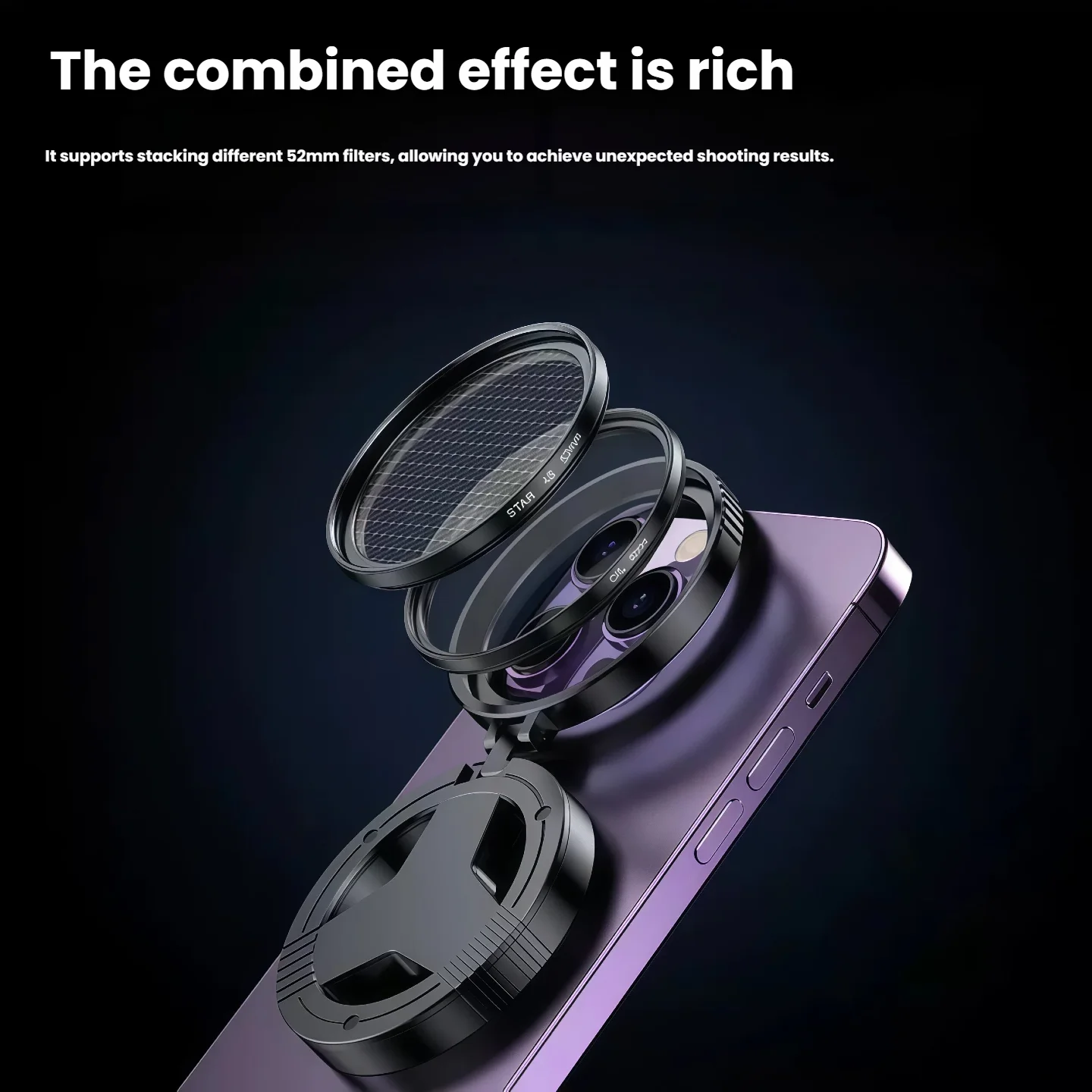 Magnetic Phone CPL Magnetic Anti-Reflection Polarizer Filter Optical Coating Starry Light HD Photography Polarizing Lens