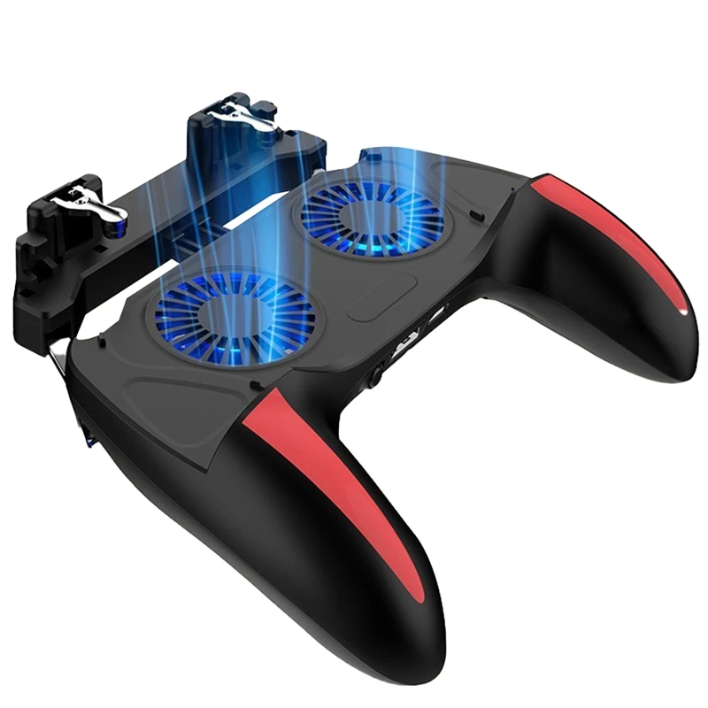 H10 Gaming Accessories Handheld Grip Game Controller Joystick Gamepad For Trigger Dual Cooling Fan Game Cooler For Phone