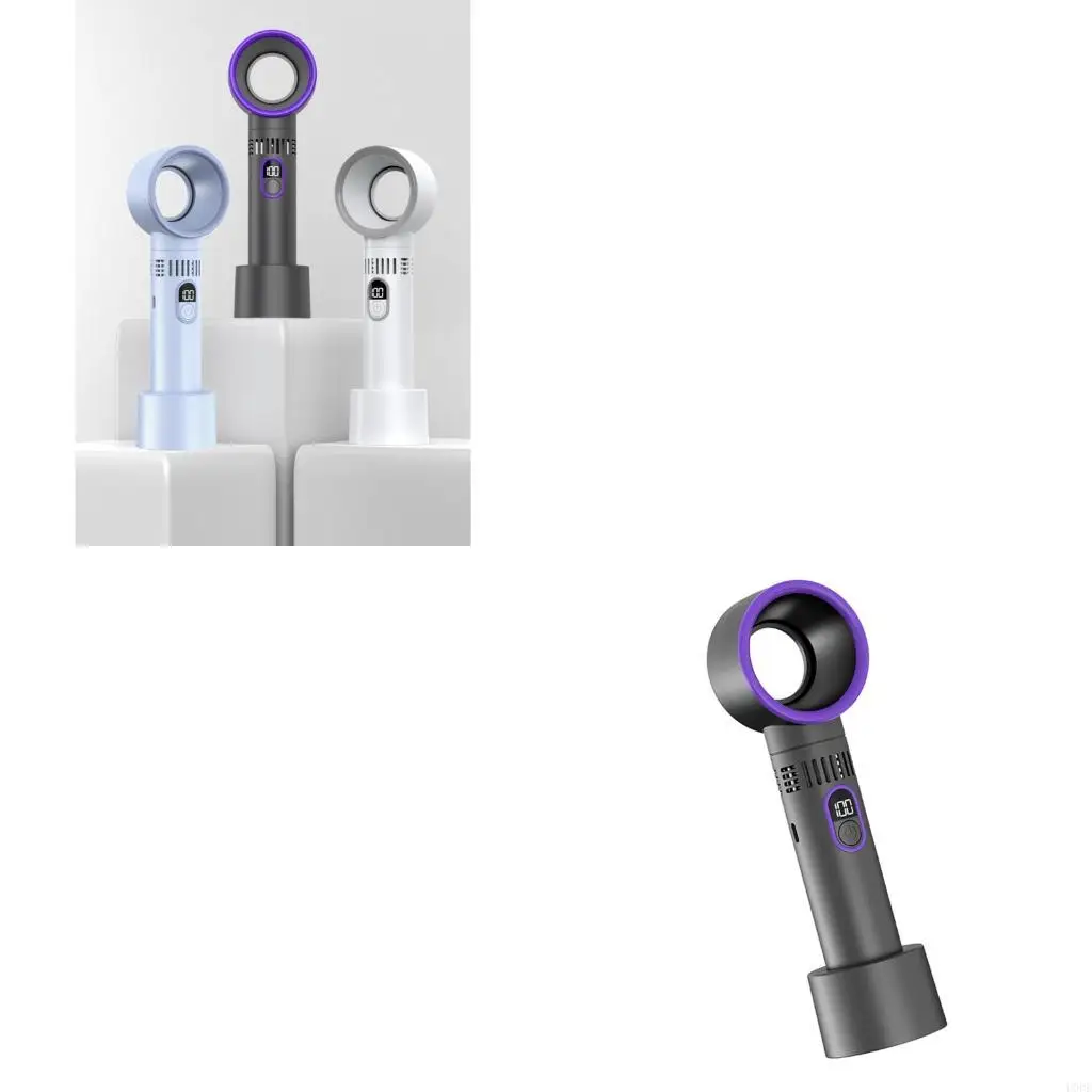 

Portable Bladeless Handheld Fan USB 3 Adjustable Speed Cooling Fan for Outdoor