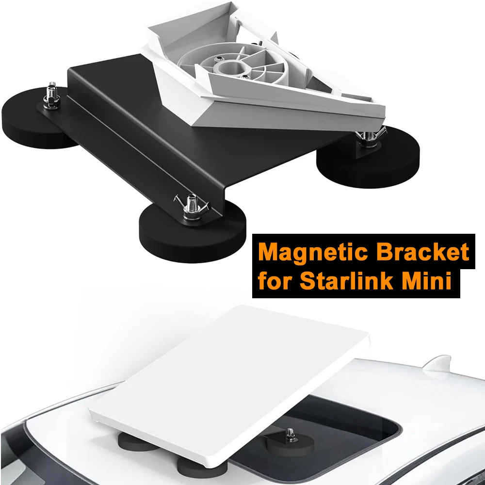 

Автомобильный магнитный кронштейн для Starlink Mini, держатель для крепления на крышу, антикоррозийная подставка из алюминиевого сплава для автомобиля/фургона/багажника на крышу/автомобиля