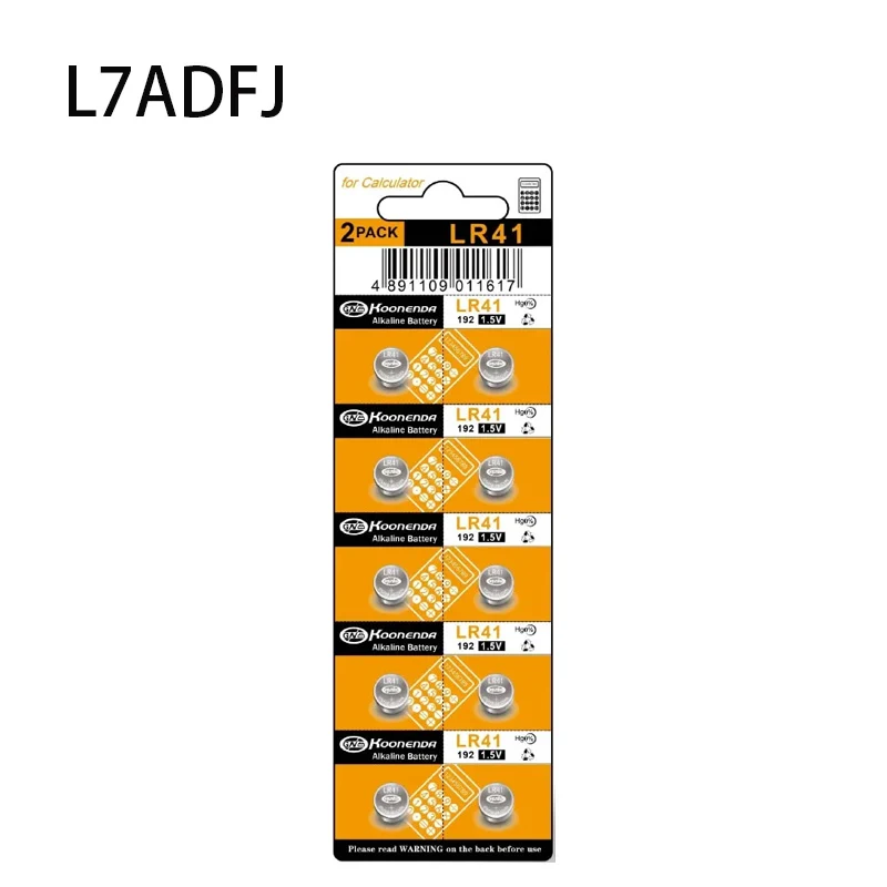 1.55V AG3 LR41 Button Batteries SR41 392 192 Round Cell Coin Alkaline Battery L736 384 SR41SW CX41 For Watch Toys Clock