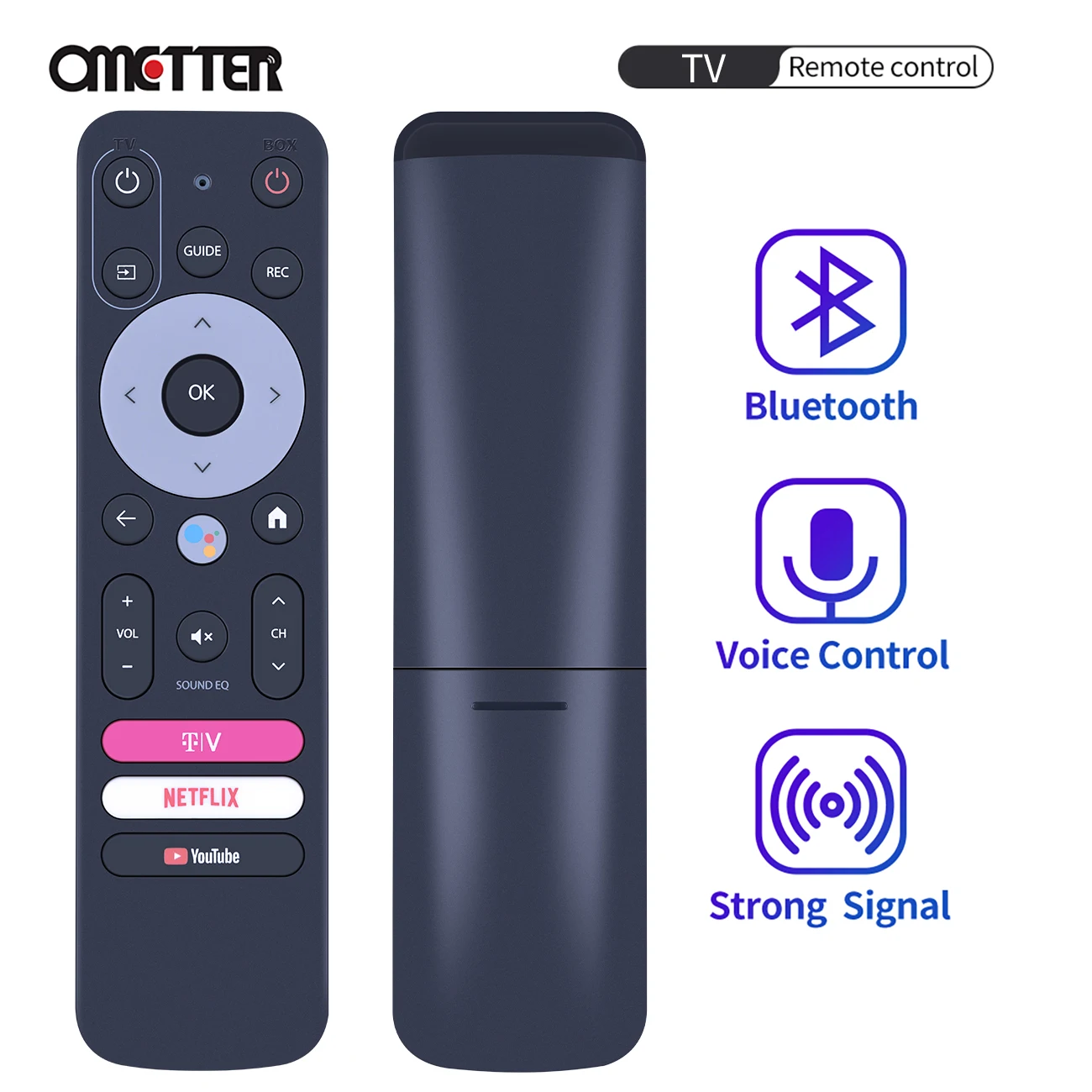 

New Voice Remote Control for T-MOBILE TVision HUB Google TV Kit