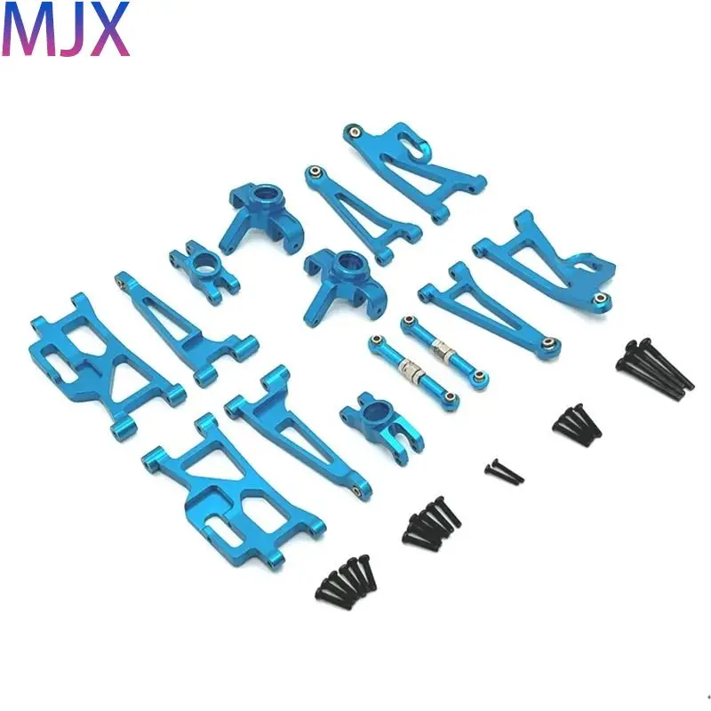 MJX Suspensión Delantera Y Trasera Para Coche Teledirigido, Piezas Mejoradas, Metal, Asiento, Volante Trasero, 14210, 14209