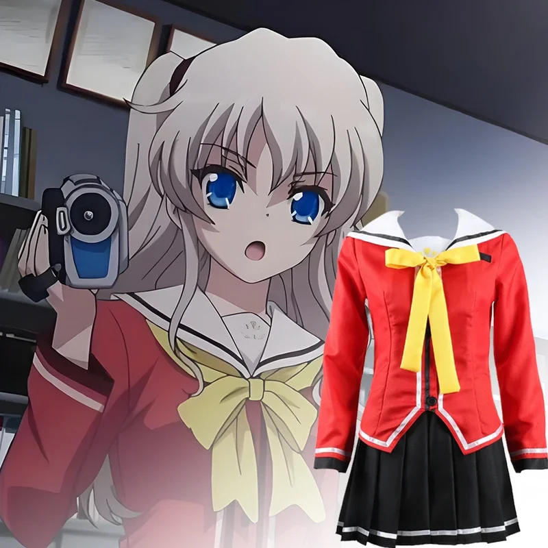 Anime Charlotte Tomori Nao Costume Cosplay per le donne JK Uniform Outfit Charlotte Tomori Nao Cos costumi di Halloween regali per feste