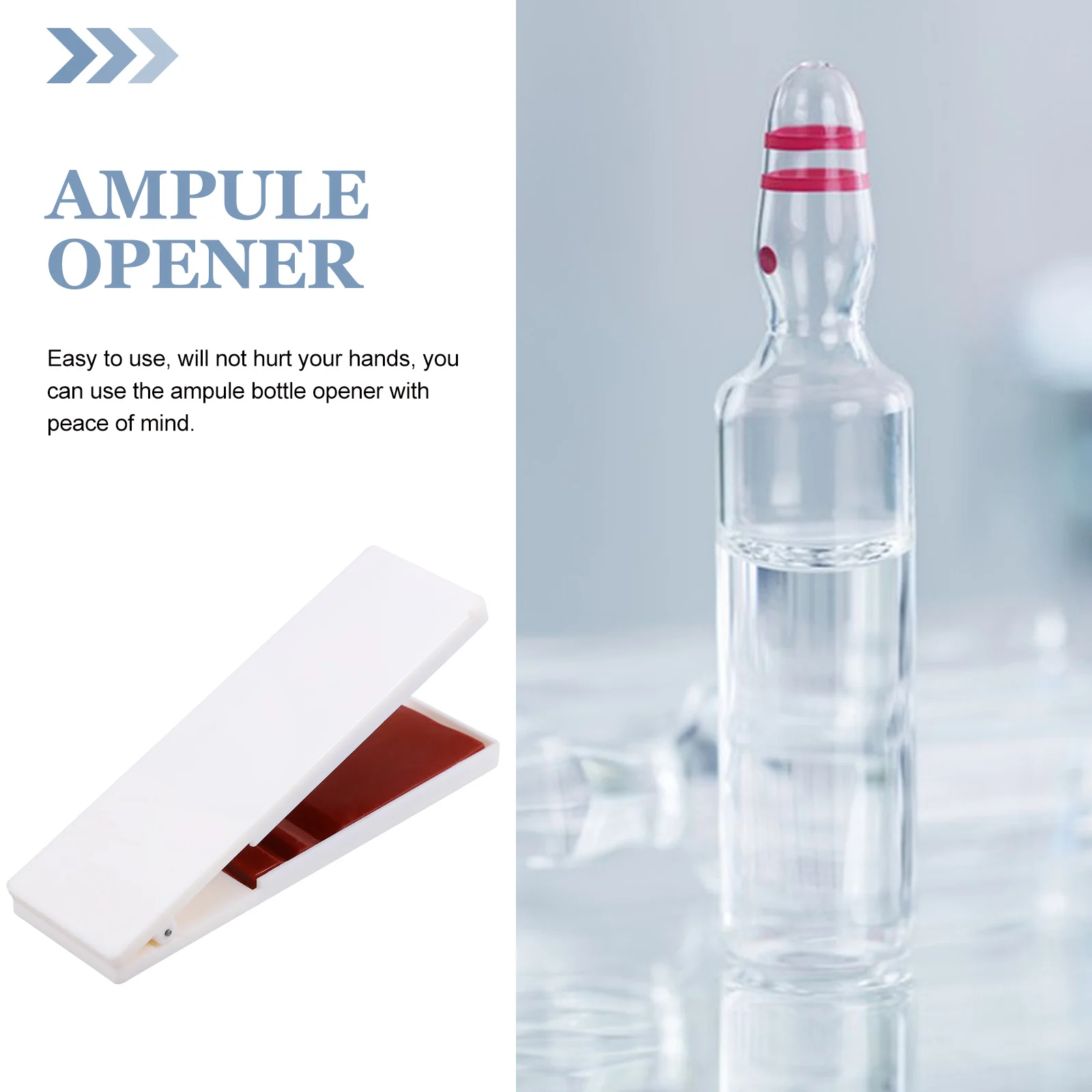 

Ampule Bottle Opener Lightweight Sturdy Material Easy Grip for Clinic Hospital Medical Bottle Opening Tool Ampule Breaker