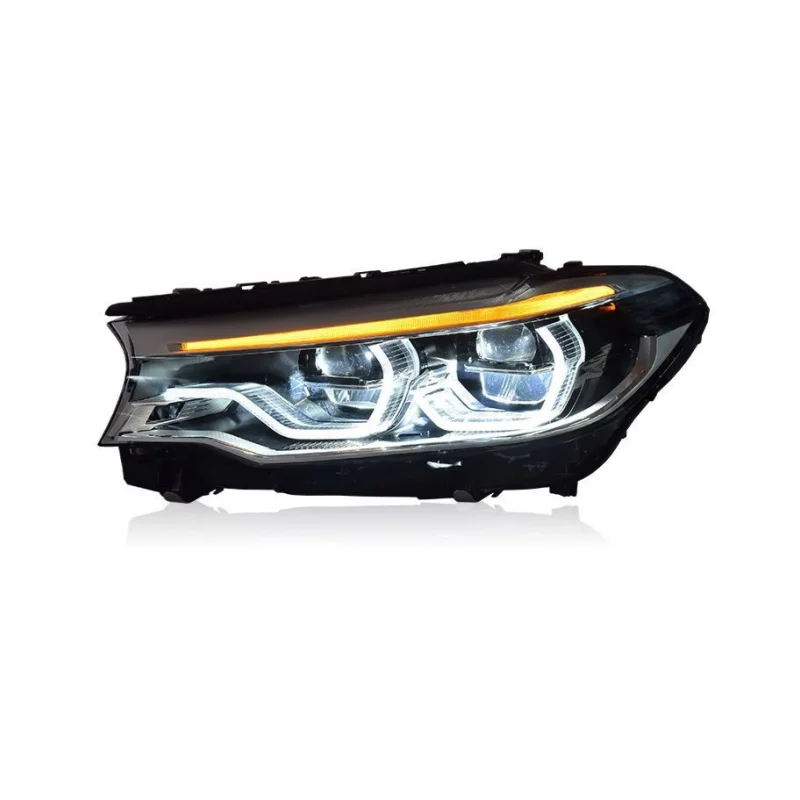 

For BMW 5 Series G38 18-20 Headlight Assembly Modified Headlights With LED Daytime Running Lights and LED Lens Headlights.
