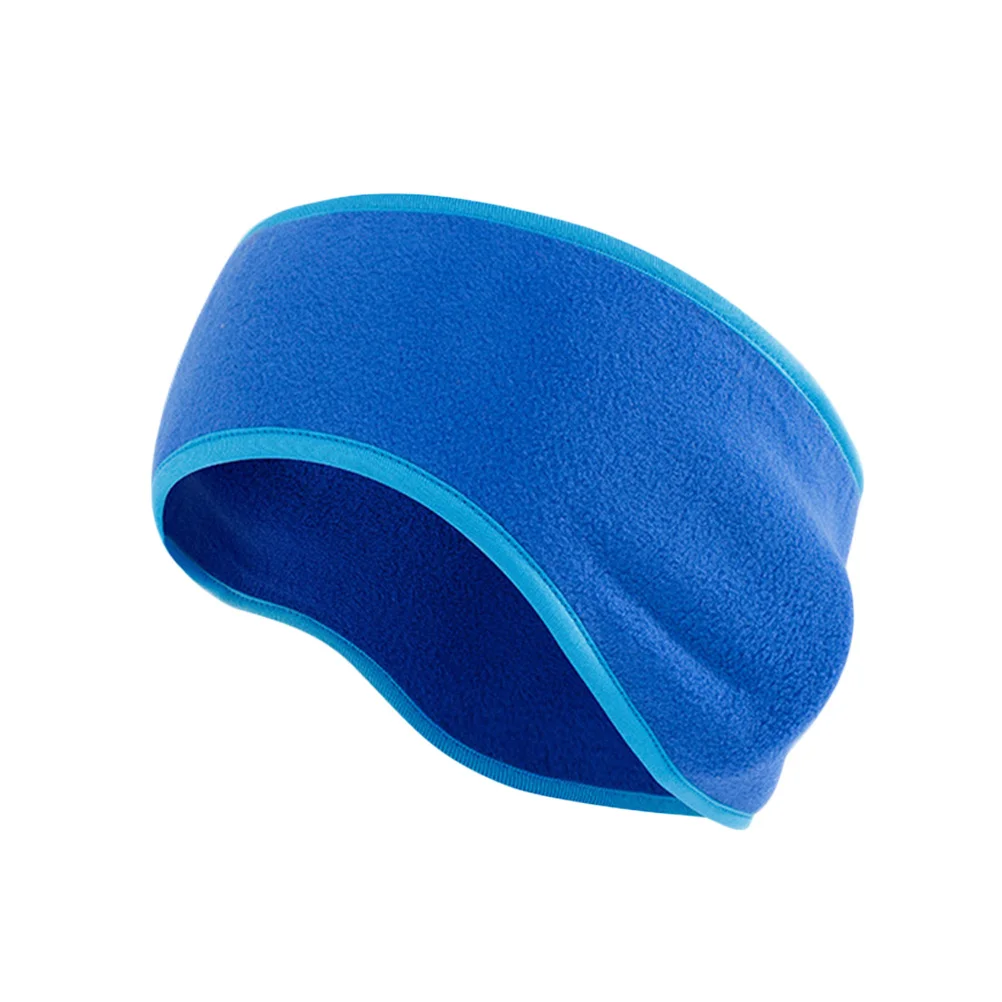 

Winter Wide Ear Band Headband Blue Stretch Sports Sweatband Breathable Running Yoga Band Ear Cover Outdoor Sports