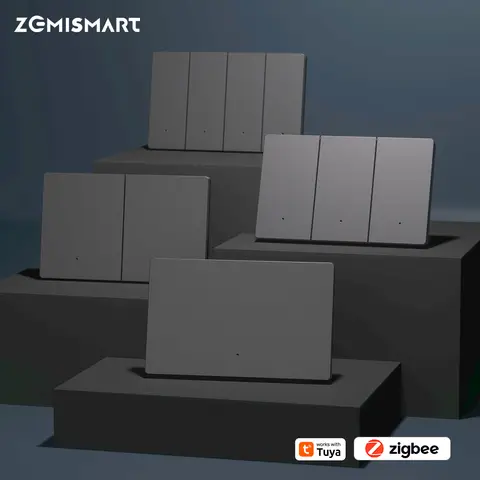 Zemismart Zigbee 스마트 스위치 벽 조명 푸시 버튼 스위치 Tuya Homekit Google 홈 SmartThings APP와 함께 작동하는 알루미늄 합금 Zemismart Zigbee 스마트 스위치 벽 조명 푸시 버튼 스위치 Tuya Homekit Google 홈 SmartThings APP와 함께 작동하는 알루미늄 합금